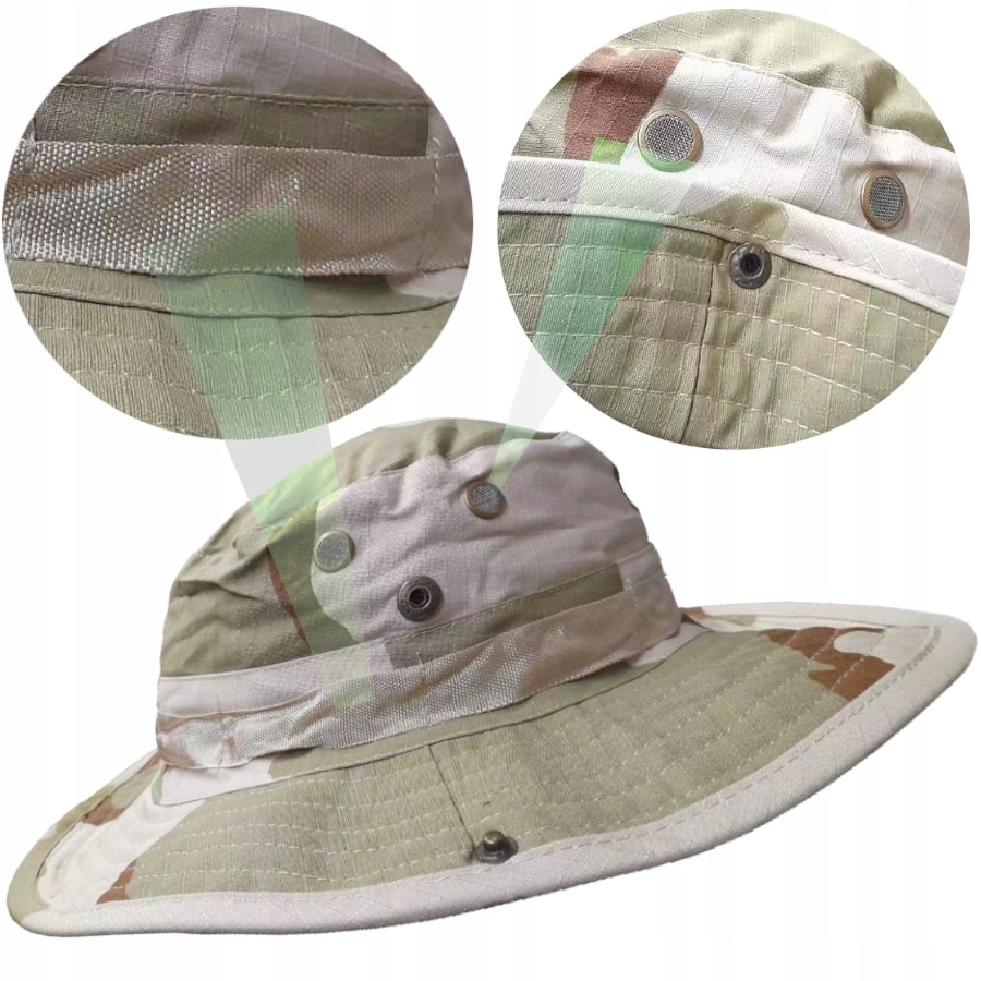 KAPELUSZ Z RONDEM PRZECIWSŁONECZNY WOJSKOWY BONNIE HAT PANTERA MILITARNY Materiał dominujący inny