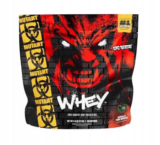 Mutant – Whey, Protein, Chocolate Fudge Brownie, Prášek, 2270 g