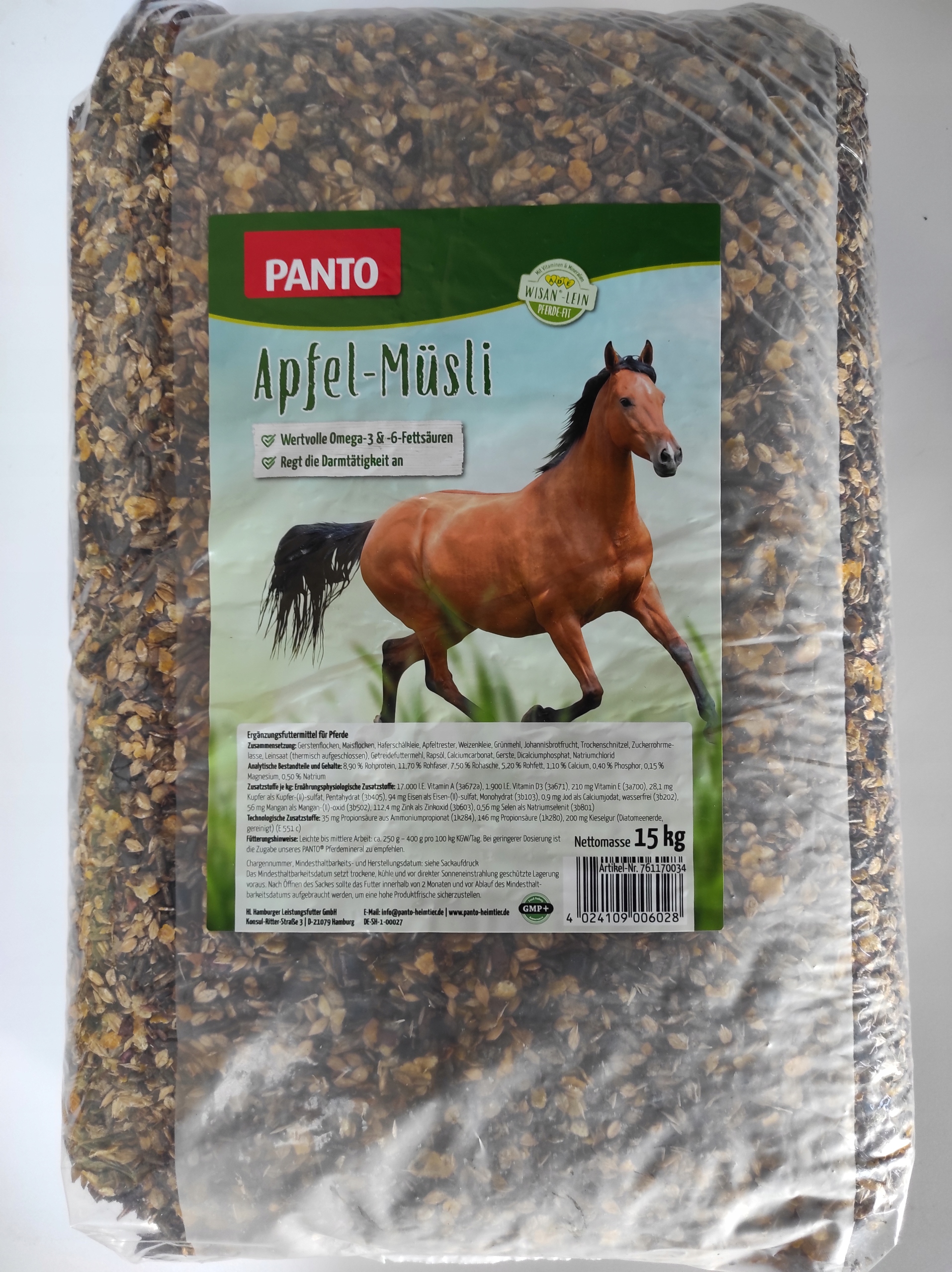 Pasza dla koni Apfel-Müsli 15kg