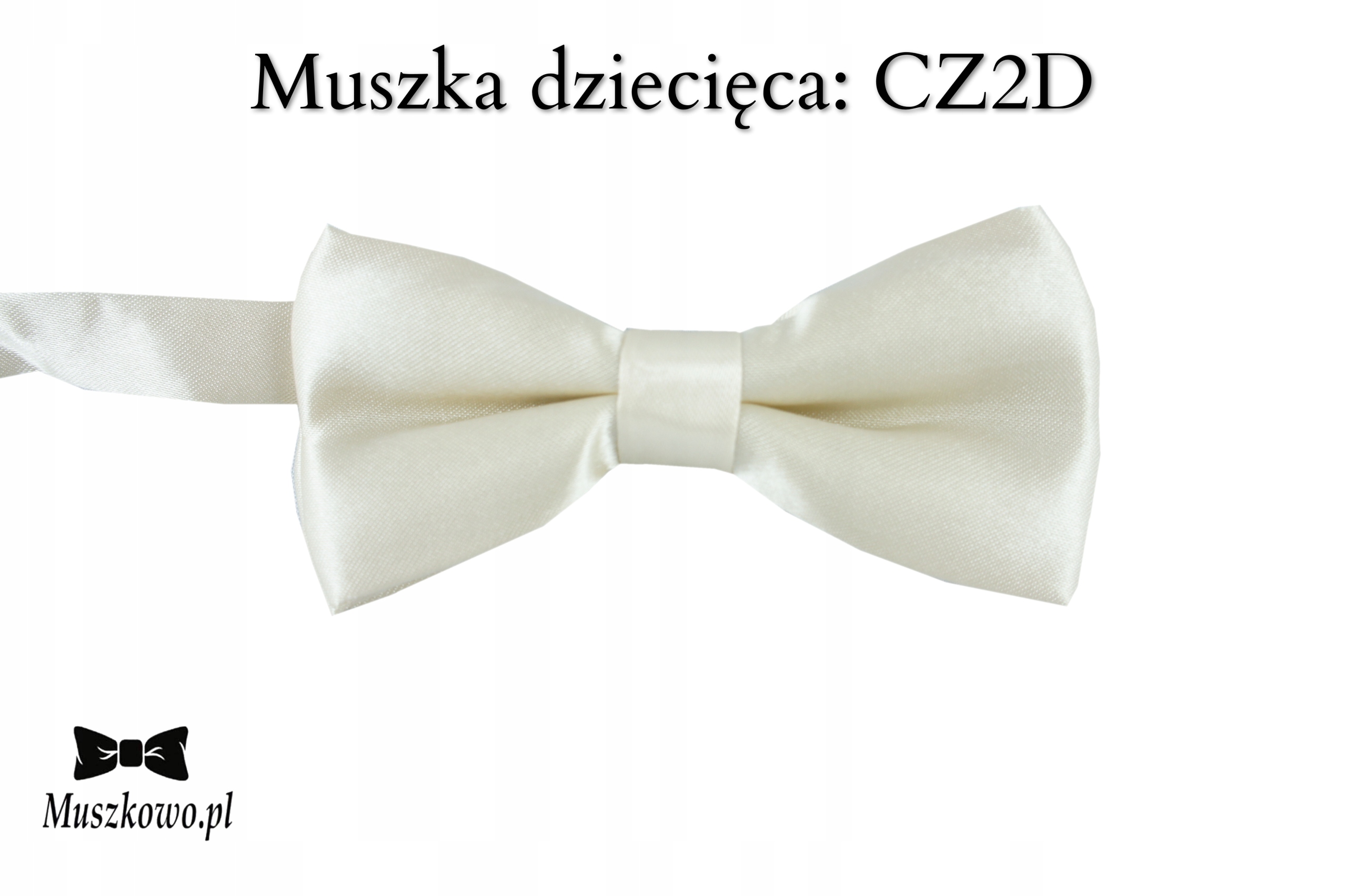 Szelki do spodni z muszką do wyboru KREMOWE ECRU jasny beż Odcień ecru