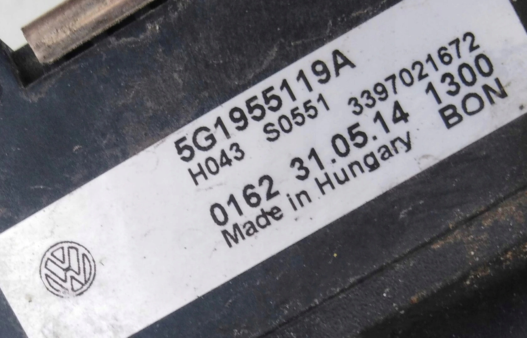 Wischergestänge GOLF 7 5G1955023C 5G1955119A