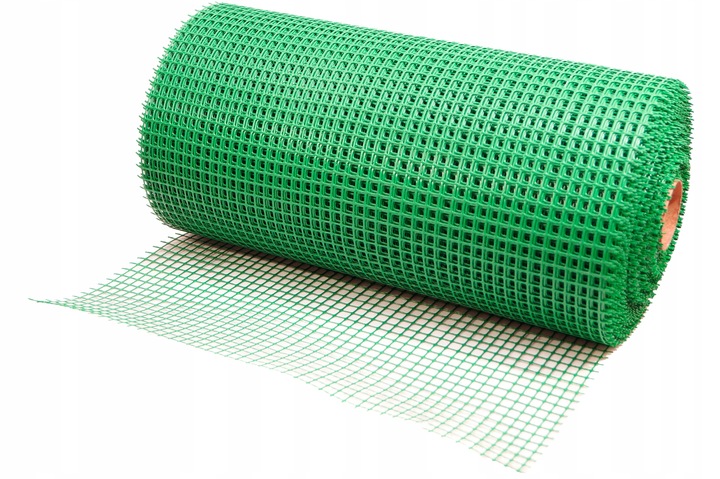 ZIELONA SIATKA RABATOWA PLASTIWA OGRODZENIE DLA KUR 15X15 1,5 x 50 M Szerokość 50000 mm