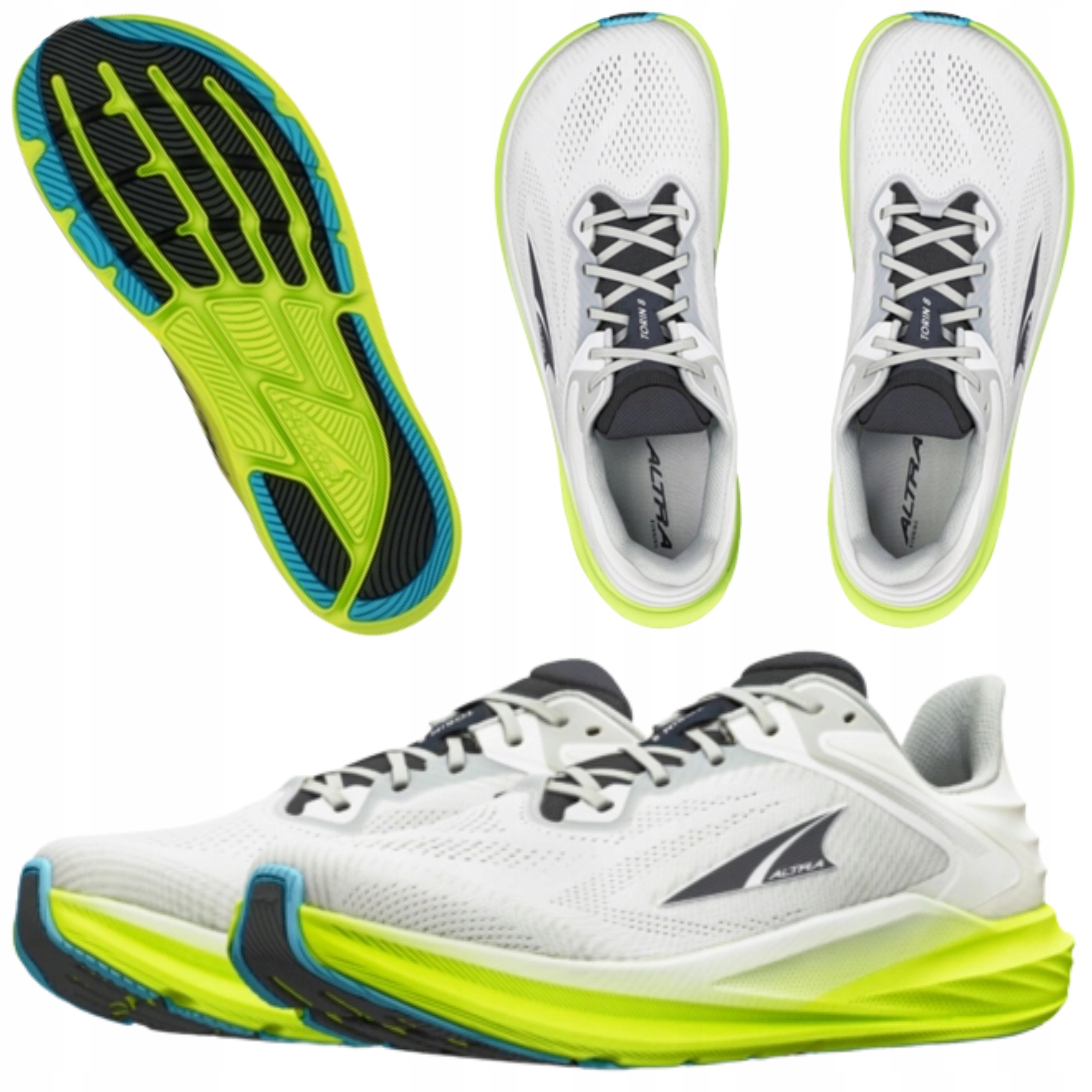 Buty Sportowe do Biegania Męskie Altra Torin 8 Biało-Zielone 44