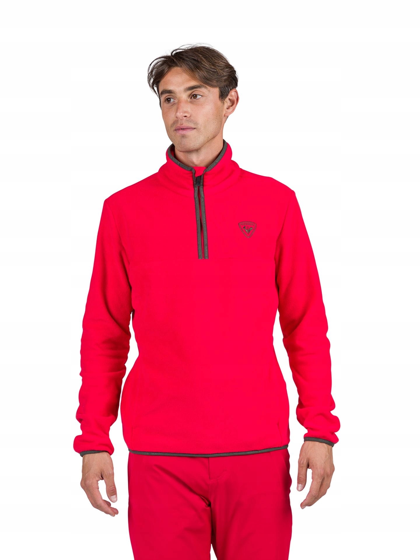 Mikina Rossignol Strawpile Fleece Hz červená XXL
