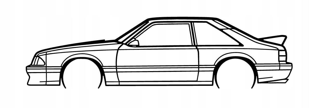 nástěnná dekorace Obraz do auta Ford Mustang Cobra 1993