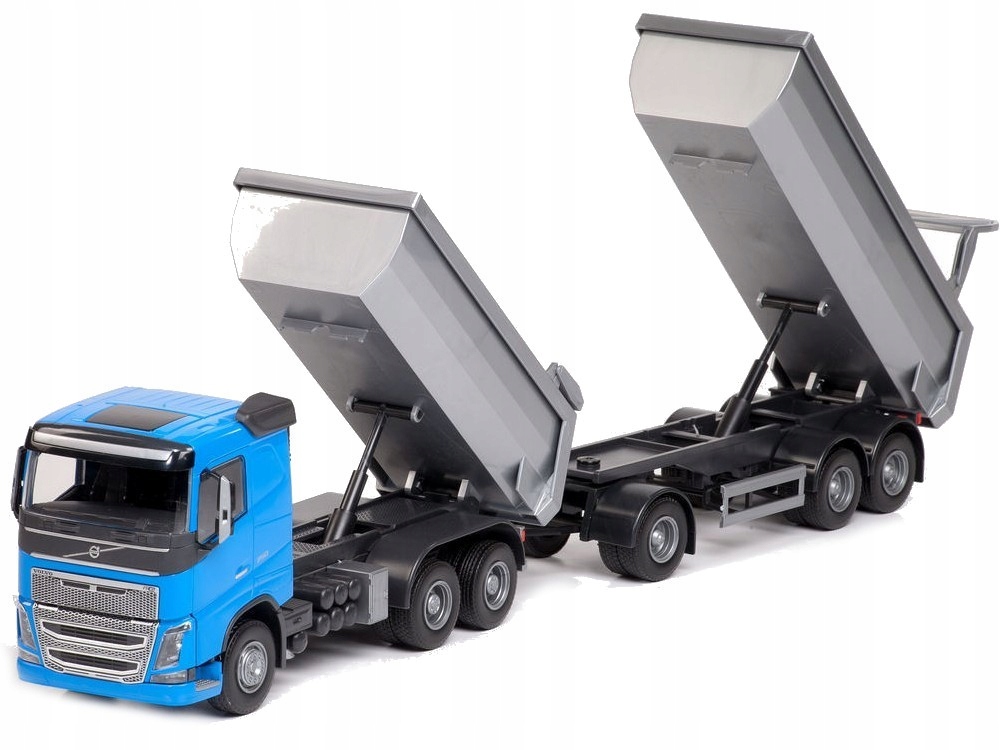 Volvo FH16 sklápěč s přívěsem Blue Emek 20354