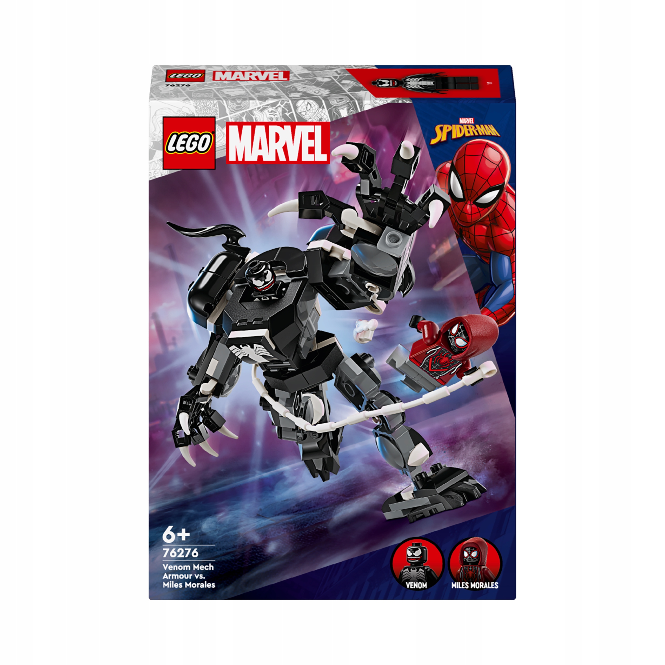 Lego Marvel Heroes Mechaniczna zbroja Venoma vs. Miles Morales 76276