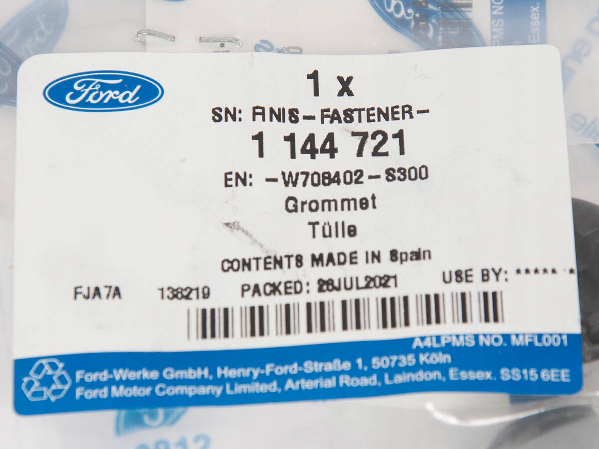 PRZELOTKA PODPÓRKA MASKI FIESTA 01-08/FUSION 01-12 Producent części Ford OE