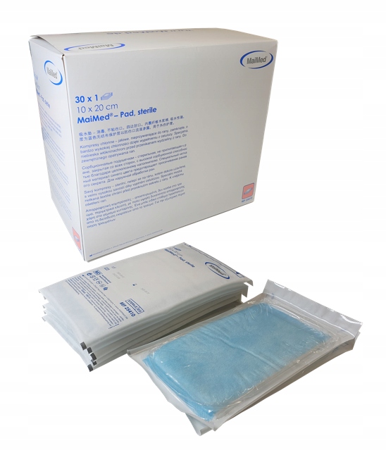 

Kompresy Wysokochłonne Jałowe 10X20 Niemieckie