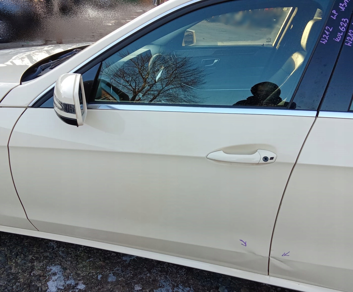 MERCEDES W212 LIFT E KLASA 13R door left front LAK.623