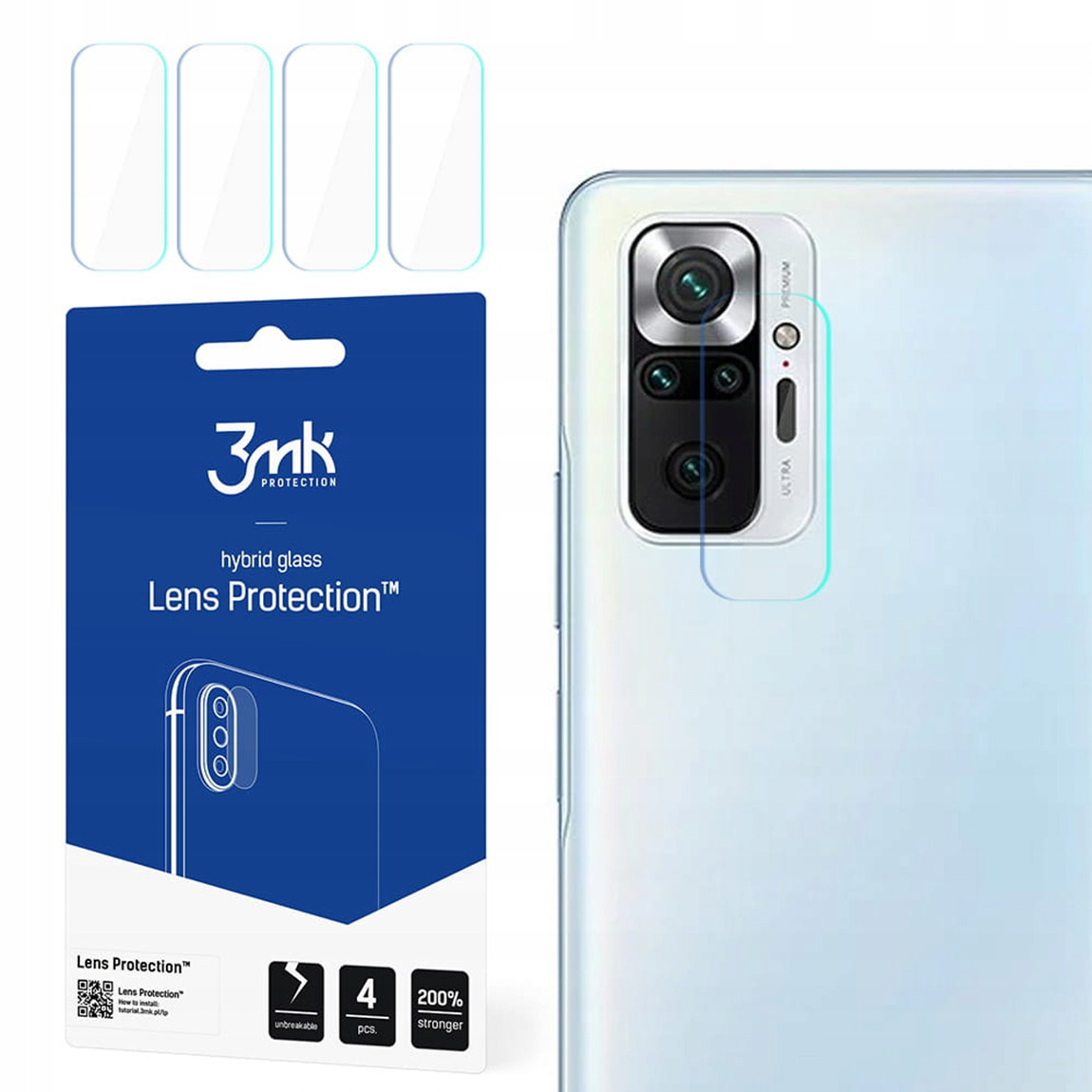 

Szkło na obiektyw aparatu 3mk do Redmi Note 10 Pro
