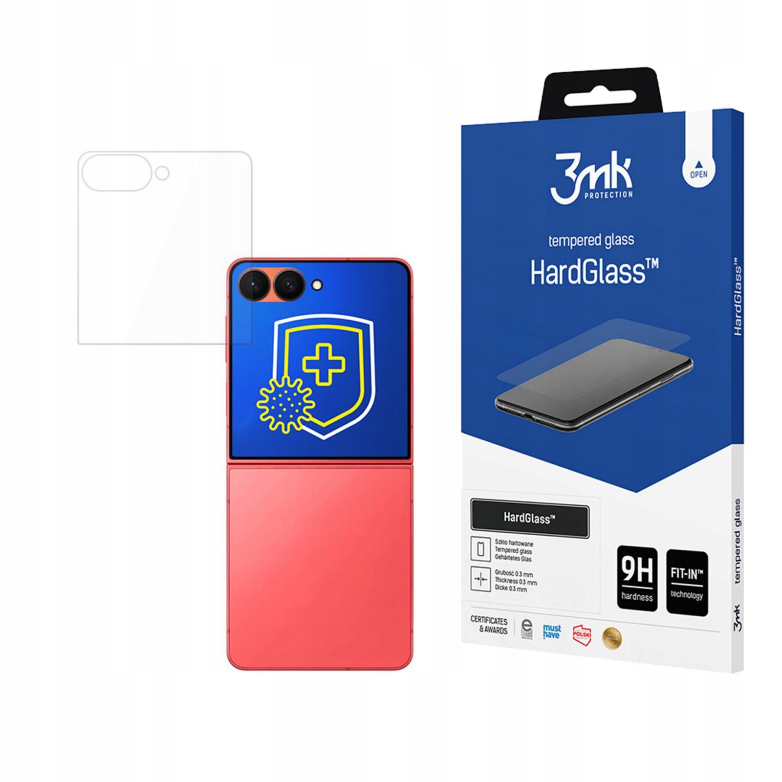 Samsung Galaxy Z Flip 7 5G (front) 3MK Hardglass