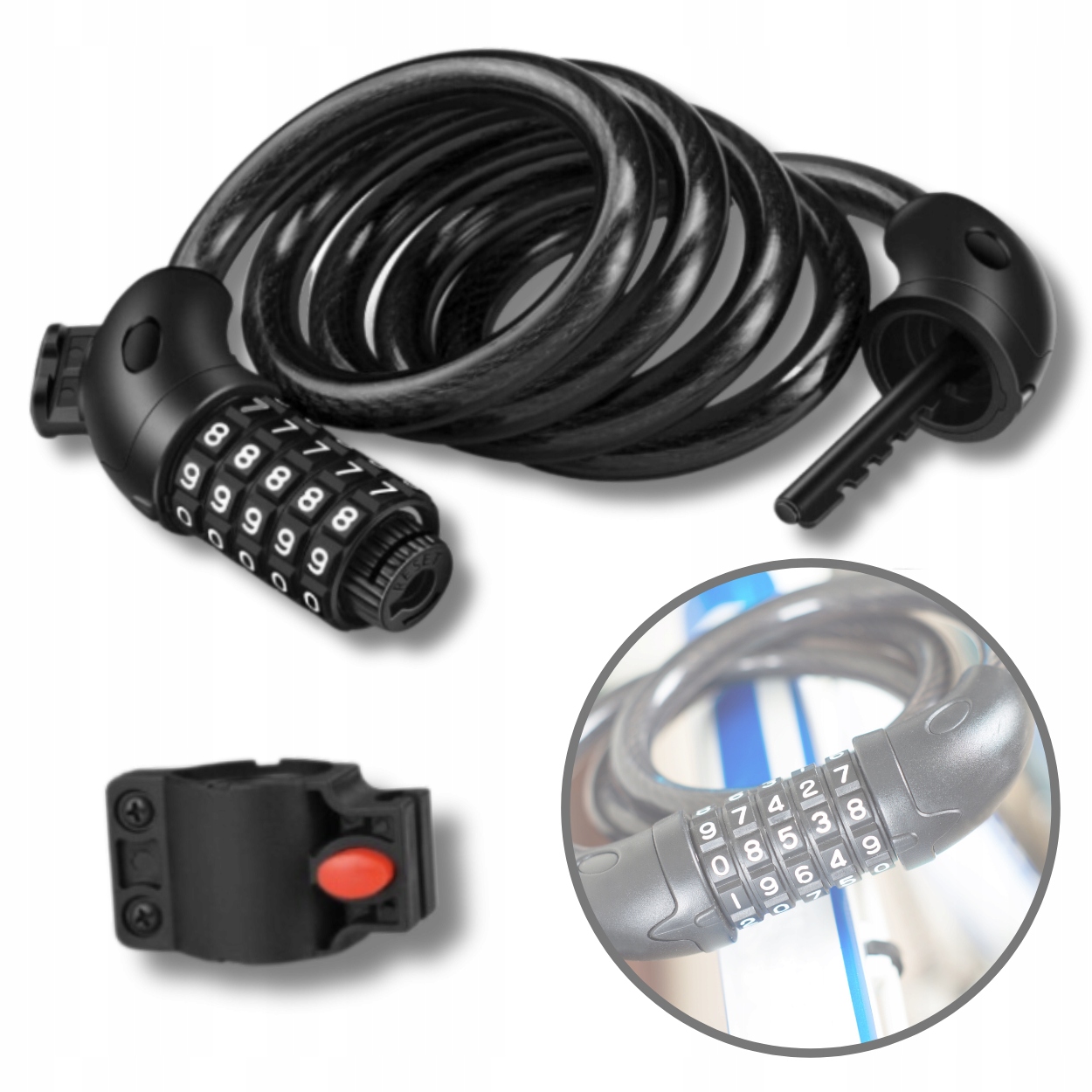 BLOKADA ROWEROWA ZAPIĘCIE DO ROWERU LINKA 120CM Kod producenta 562344655