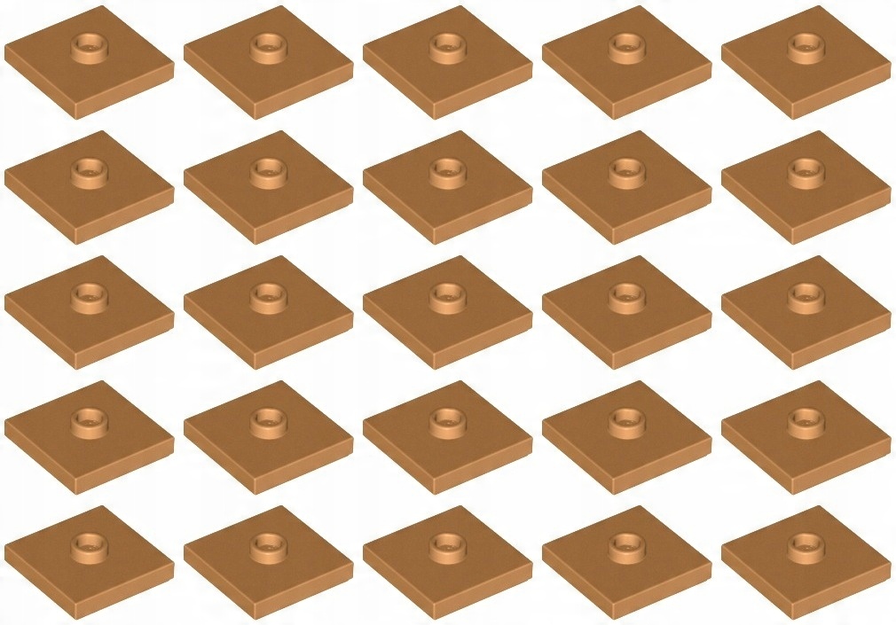 

Lego 87580 Płytka 2x2 nugat śr. (15g) 25 szt.