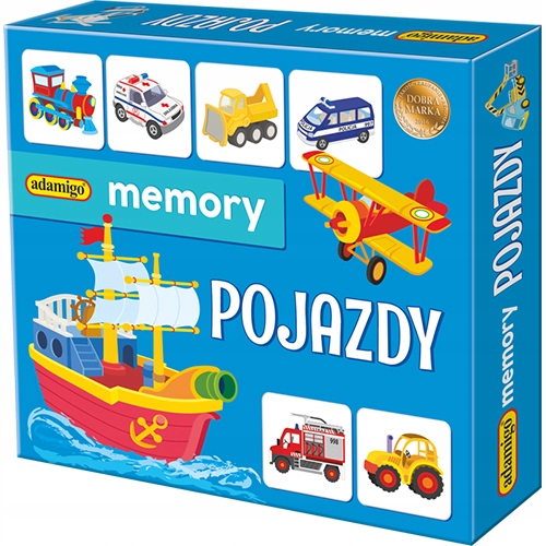 

Gra memory Pojazdy pamięciowa pamięć memo Adamigo