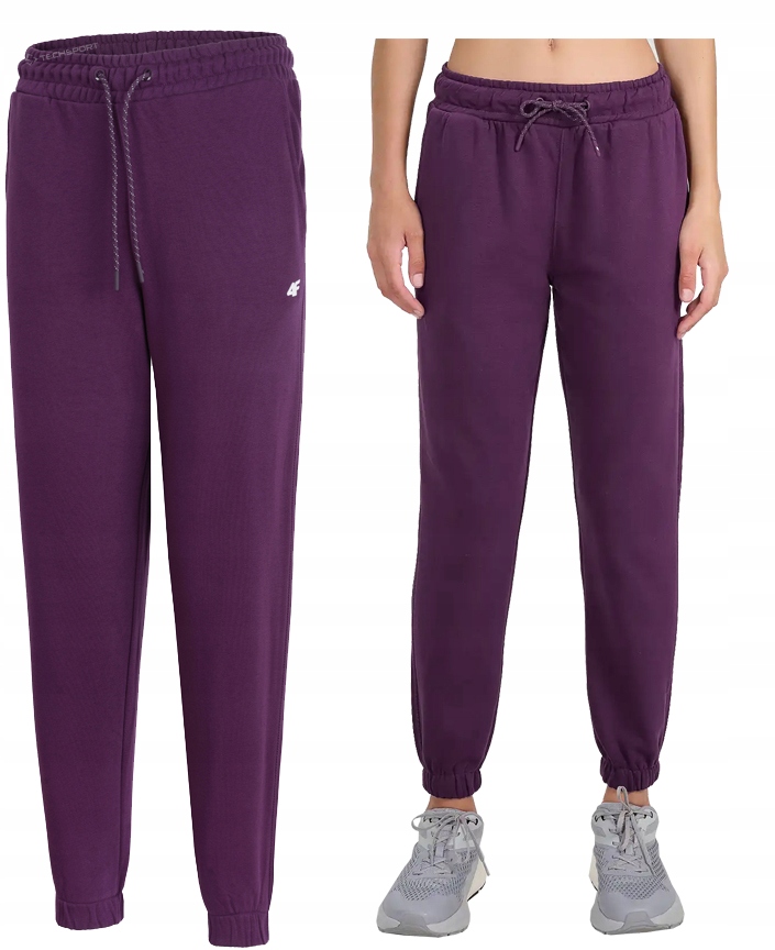 4F Damskie Spodnie Dresowe Bawełna Joggery rozm XXL