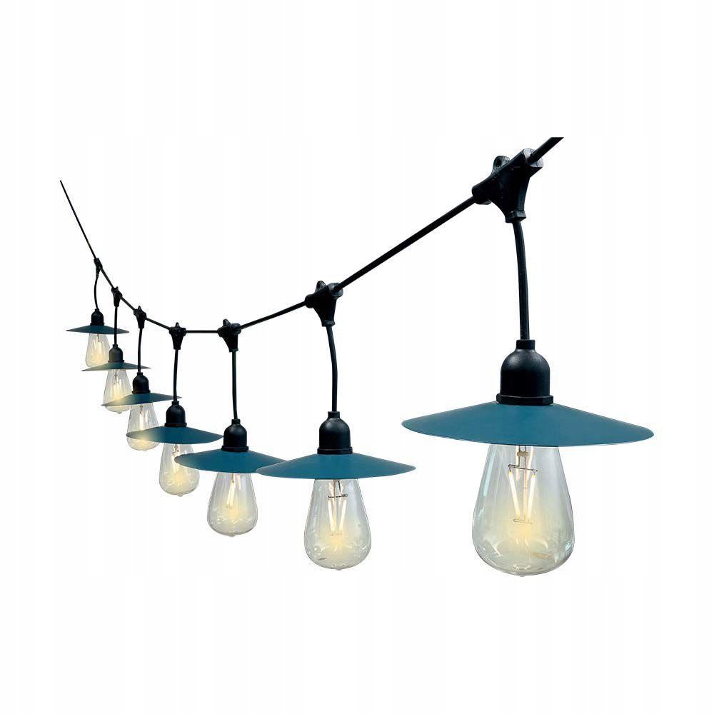 V-tac Solární zahradní Led girlanda 15 m filament 15xST64 VT-715S 3000K