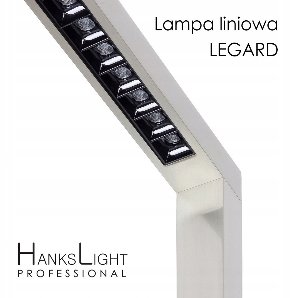 Lampa Led HanksLight stojąca alu 1200*2146mm up21W/down36W 4000K