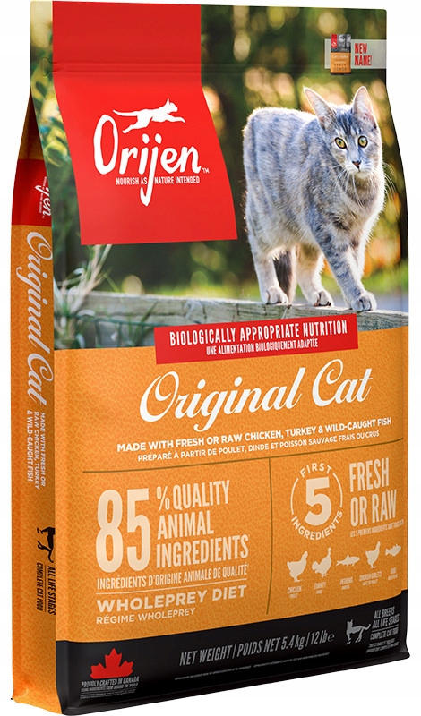 Levně Orijen Original Cat 5,4kg Kompletní krmivo pro kočky
