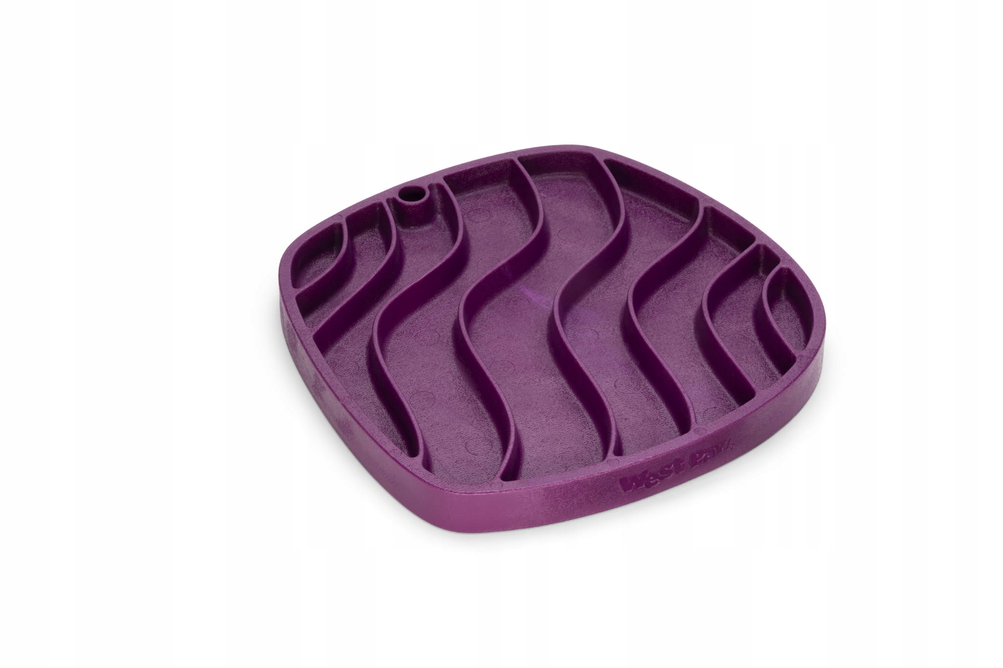 Levně Oboustranná podložka pro pomalé krmení a lízání Feast Mat Waves barva b