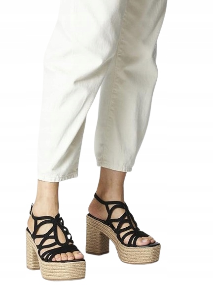 Tamaris Černé Dámské Espadrilky Na Platformě 40 Jla