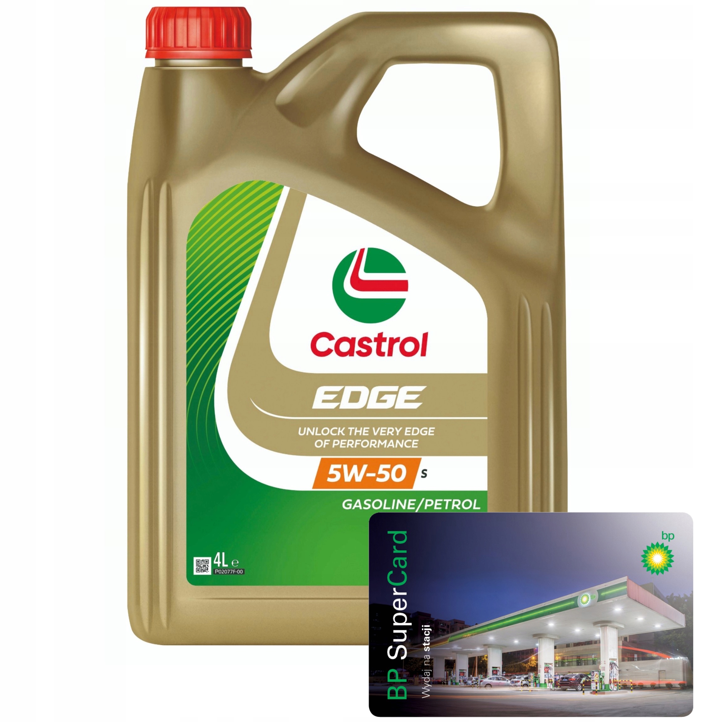 Castrol Motorový olej do auta Edge 5W-50 S 4L Zadarmo Palivová Karta Bp