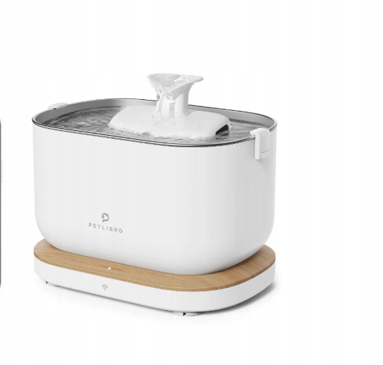 Inteligentní fontána pro zvířata, bílá, 2,5 l