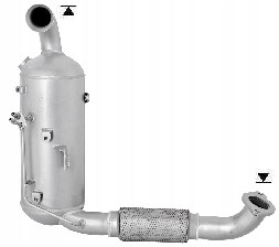 фильтр DPF твердых частиц FORD GALAXY 1.6 116 ЛС | 2011-2015