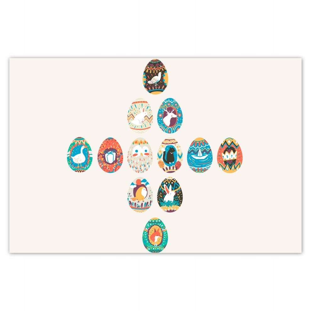 

Plakaty 93x62 Pisanki Wielkanocne