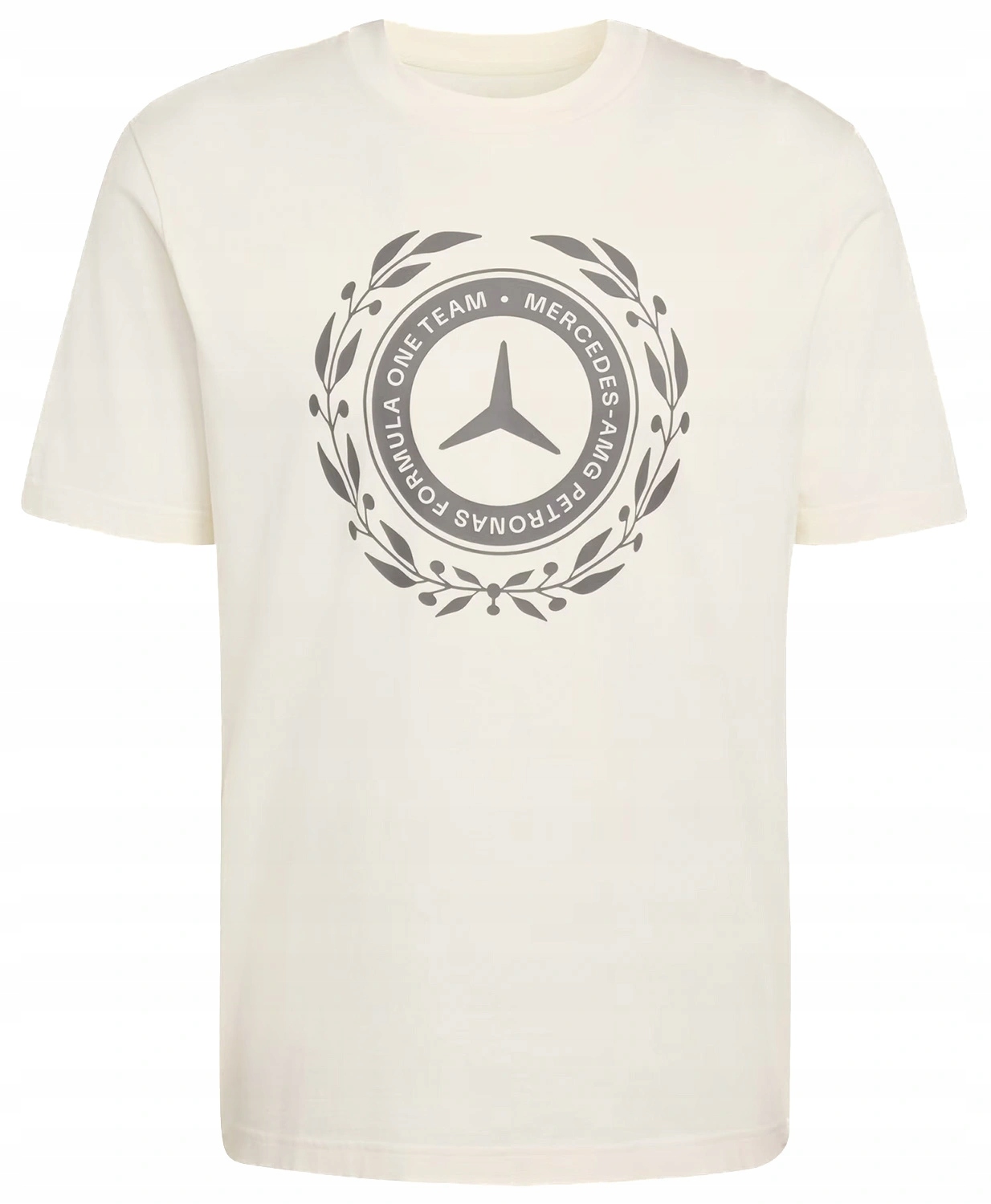 Tričko Mercedes-AMG Petronas F1 adidas Silver Arrow béžová r.XXL