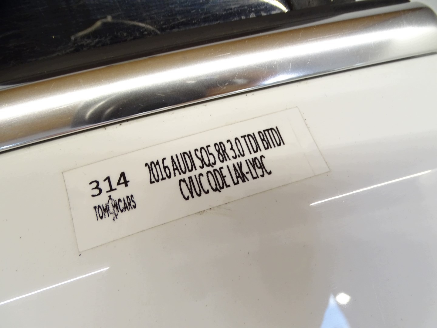 door left rear part left TYLNIE AUDI SQ5 Q5 8R LY9C