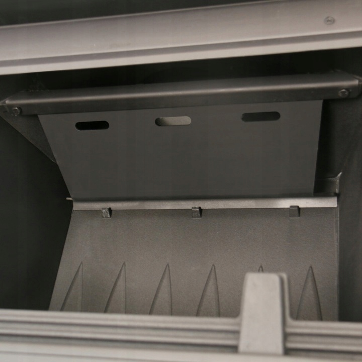 Kominek Wkład Żeliwny KRATKI SIMPLE Moc 8kW Lewy Dolot ZESTAW do MONTAŻU Głębokość 433 mm