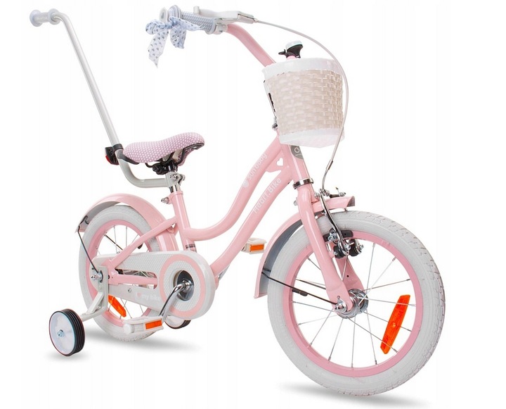 Rowerek dziecięcy Silver Moon 14" Pink Heart Bike Sun Baby 0302327