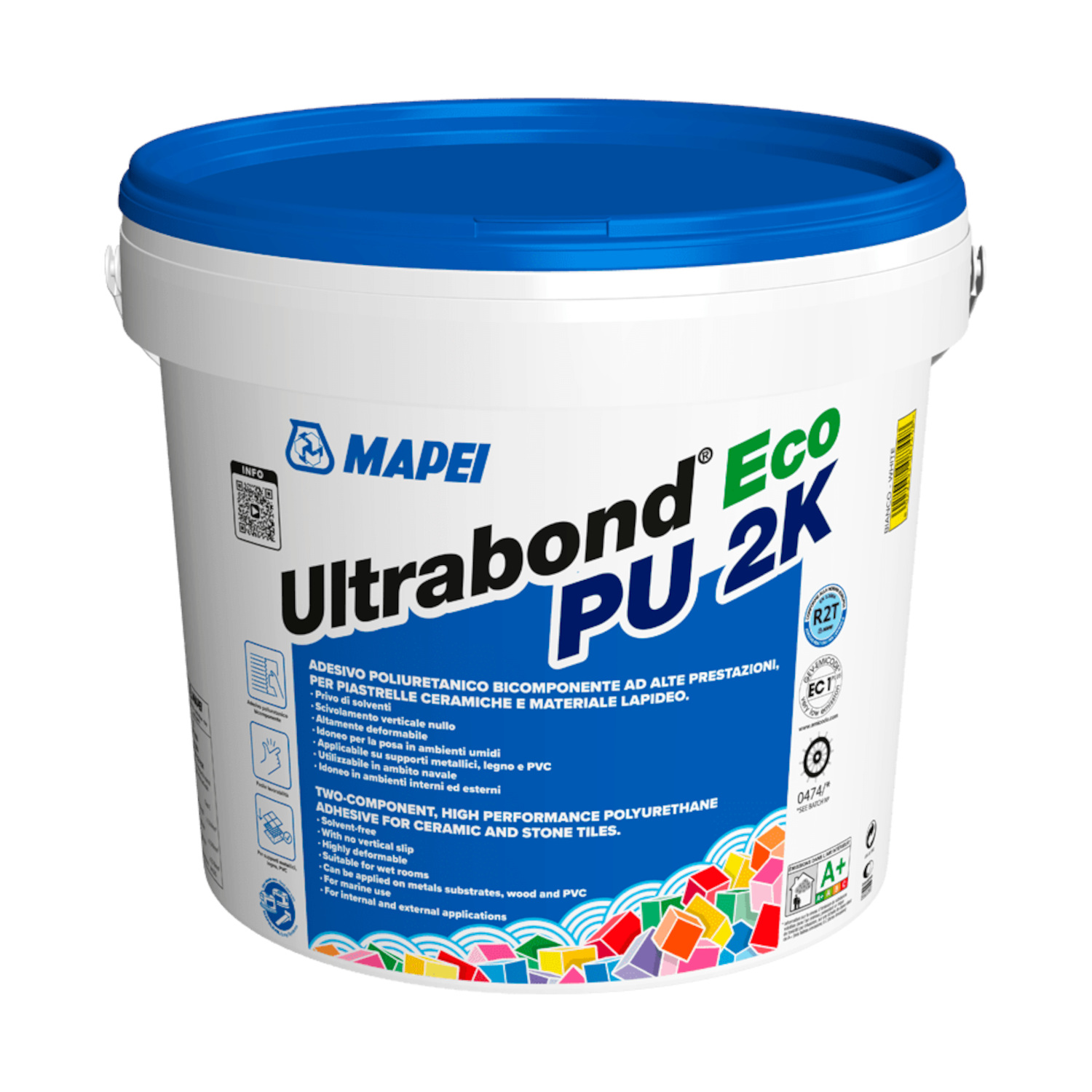 Lepidlo Mapei Ultrabond Eco Pu 2K 10 kg biele
