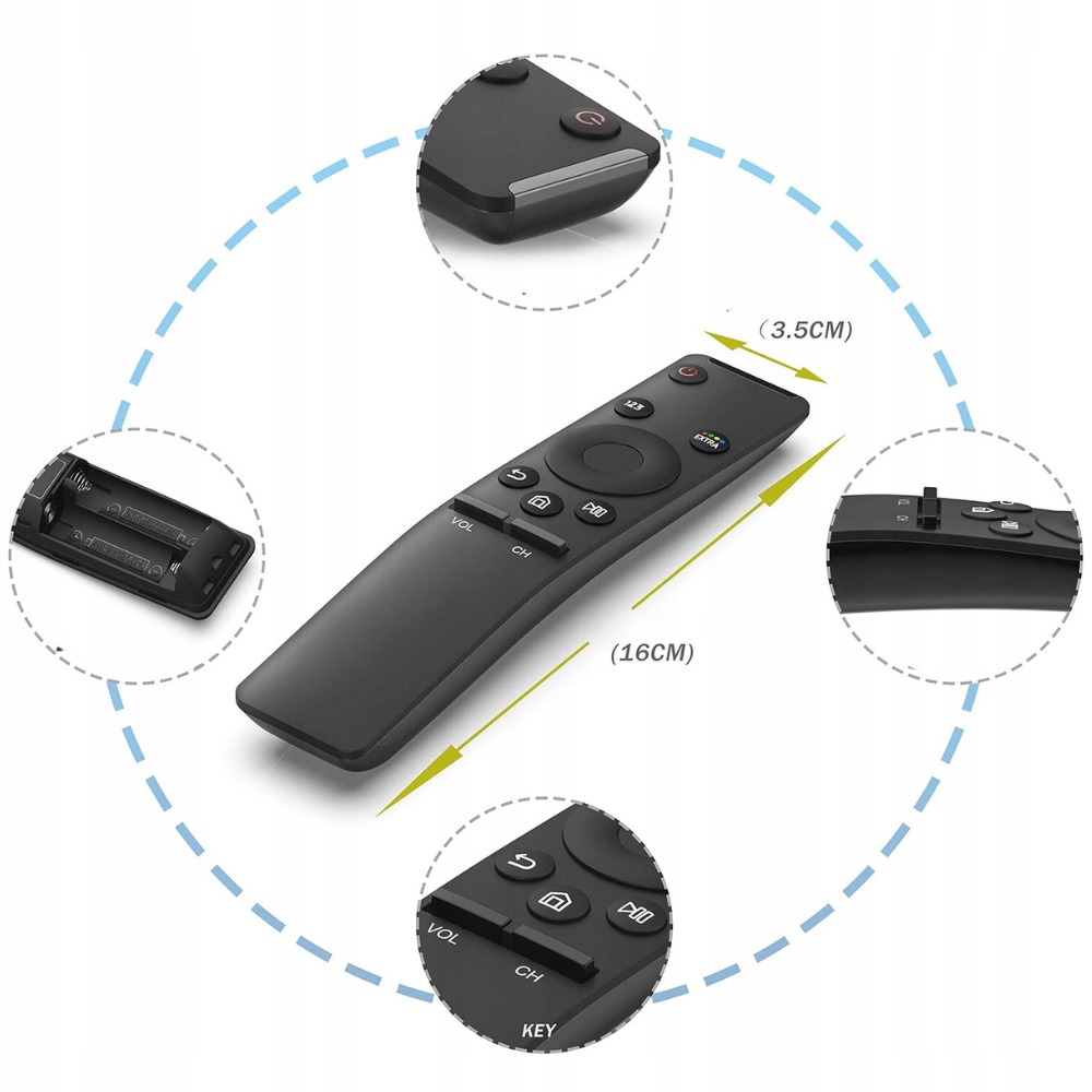 Pilot do Telewizora Tv SAMSUNG Uniwersalny pilot do Smart / LED / UHD / 4K Marka Samsung
