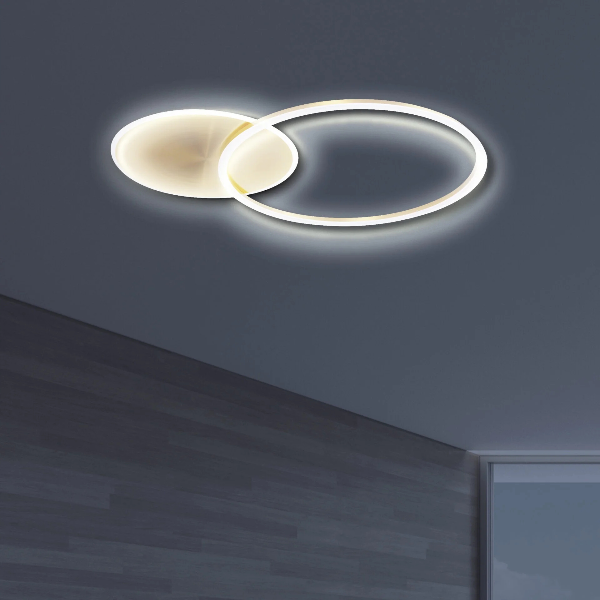 LAMPA LED RING LAMPA SUFITOWA PLAFON ŻYRANDOL RING Zawiera baterie nie
