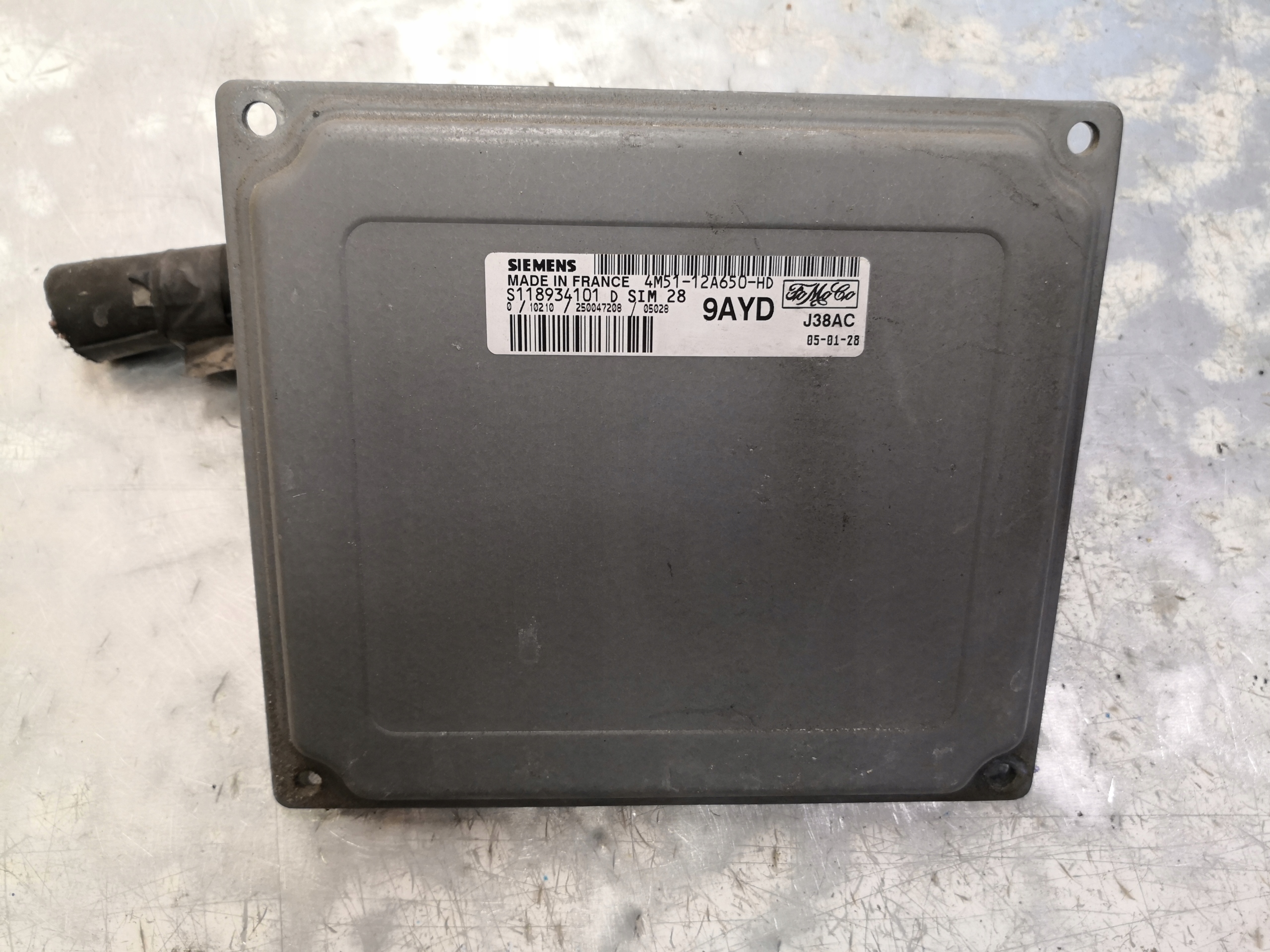 computer Motore FORD FOCUS MK2 4M51-12A650-HD