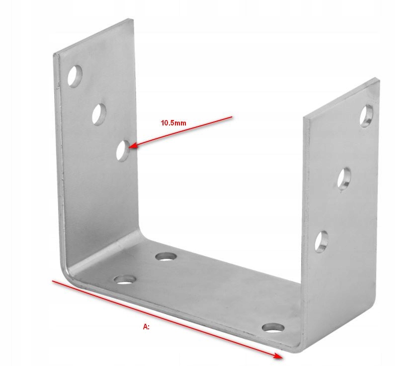 PODSTAWA SŁUPA WSPORNIK PRZYKRĘCANA U 140mm UCHWYT Rodzaj podstawa słupa