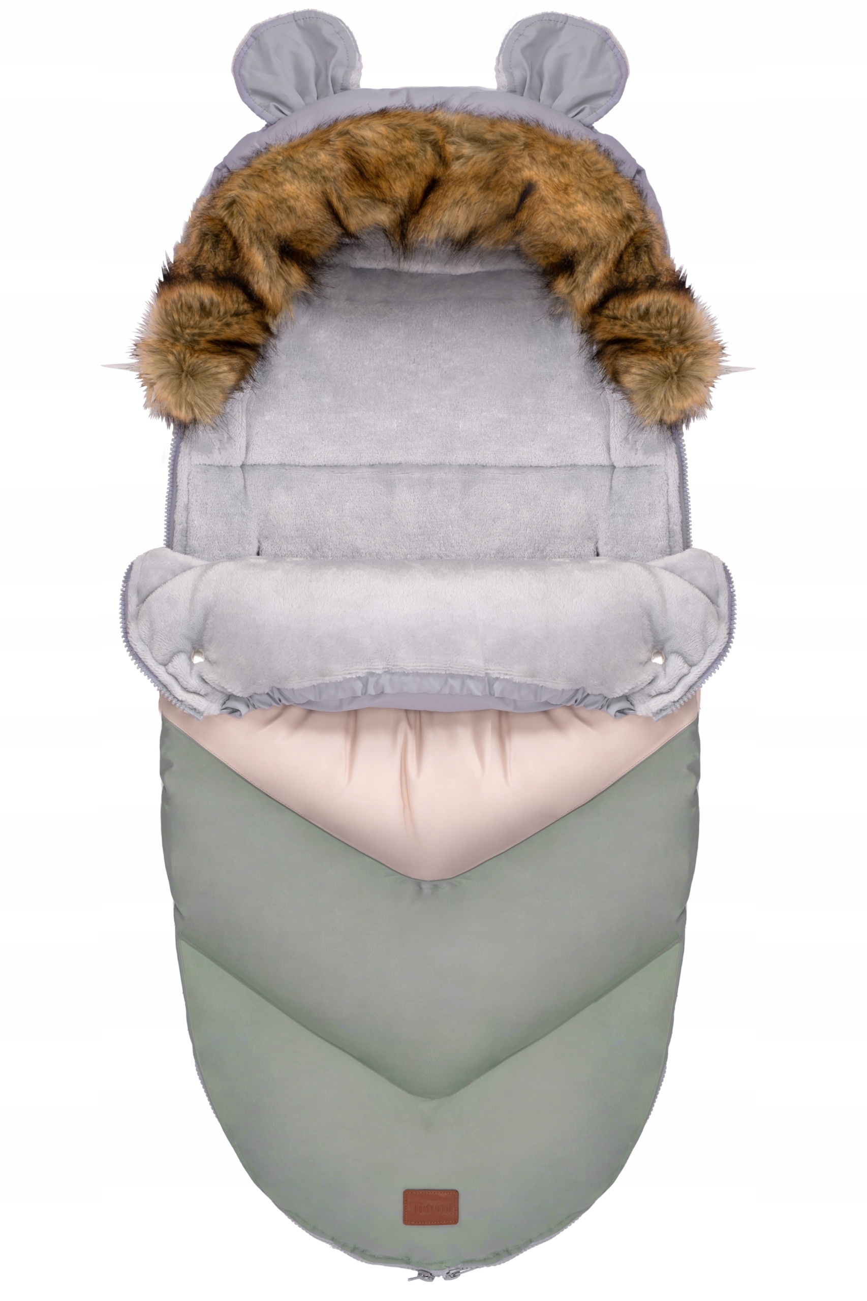 ŚPIWOREK ZIMOWY DO WÓZKA GONDOLI CIEPŁY GRUBY PIKOWANY ZIELONY TUTUMI Kod producenta NAZ-12310