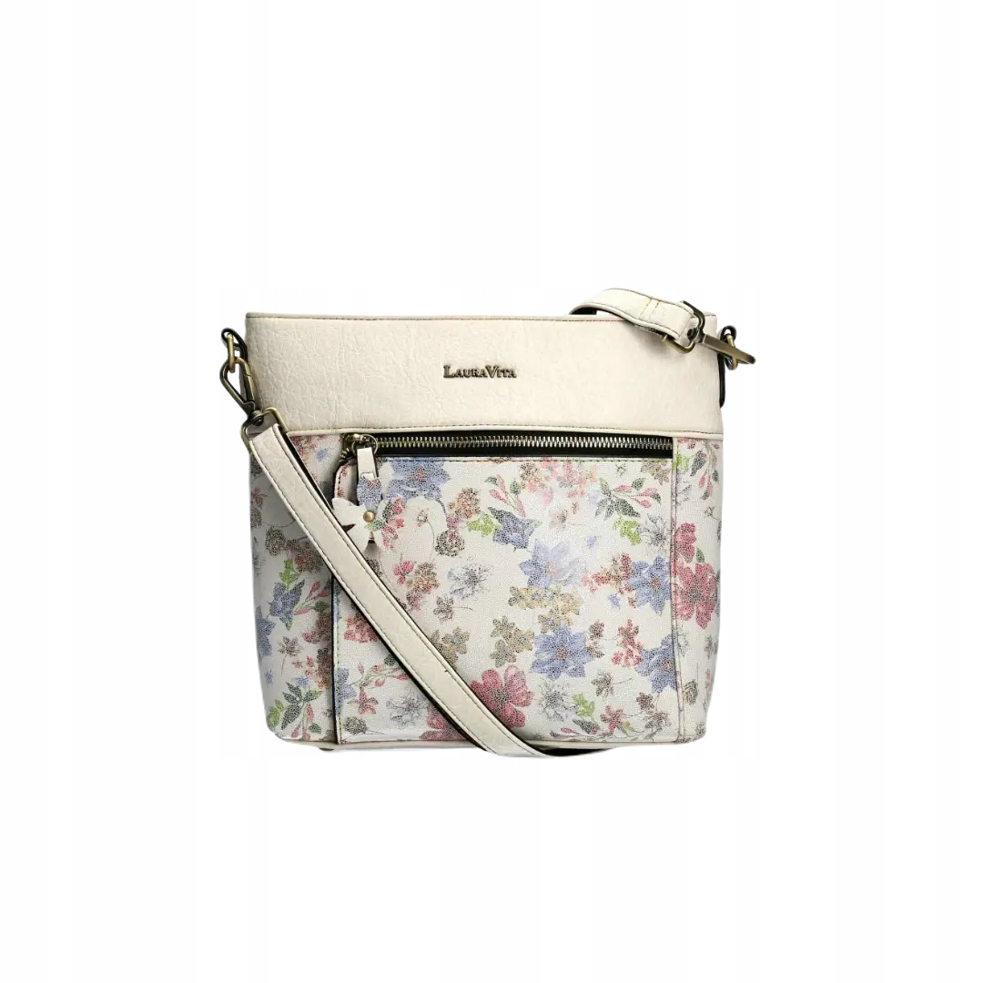 Dámská kabelka přes rameno Laura Vita sac adra 02 blanc