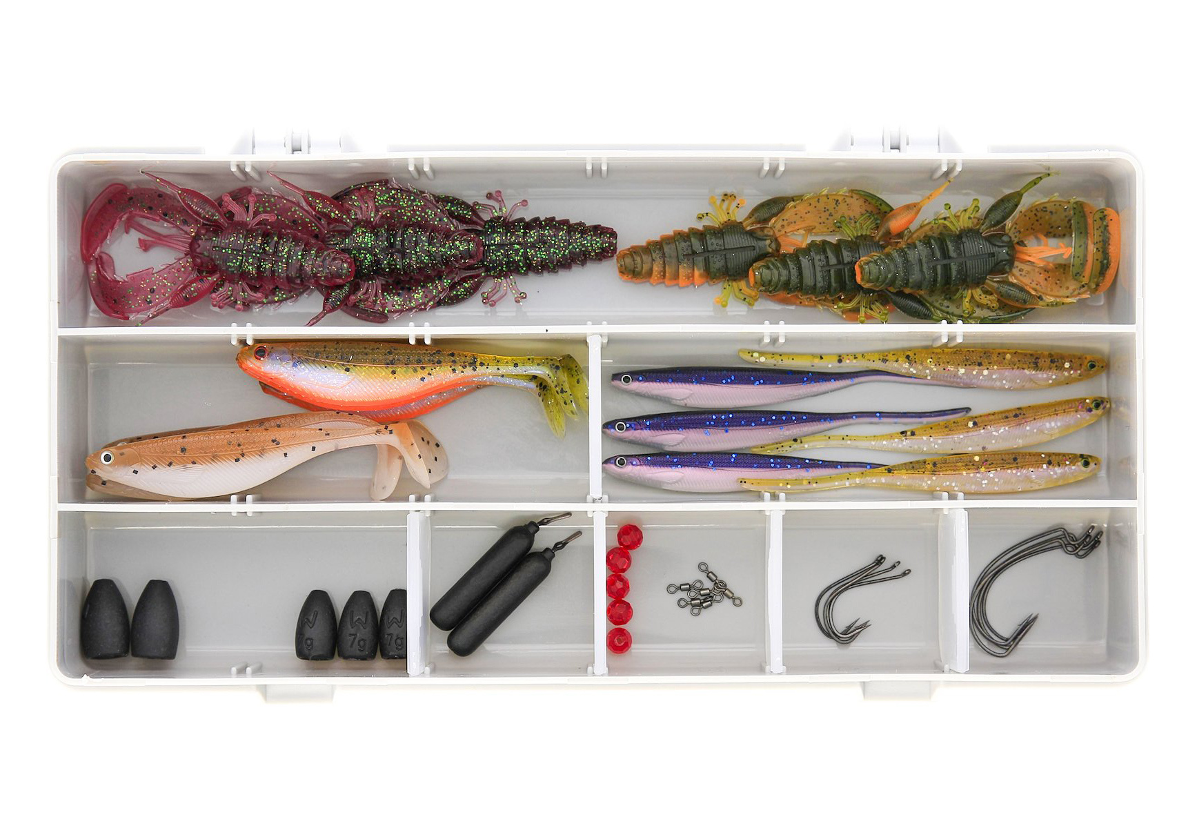 Zestaw Przynęt W Pudełku Westin Perch Box Dropshot 45szt