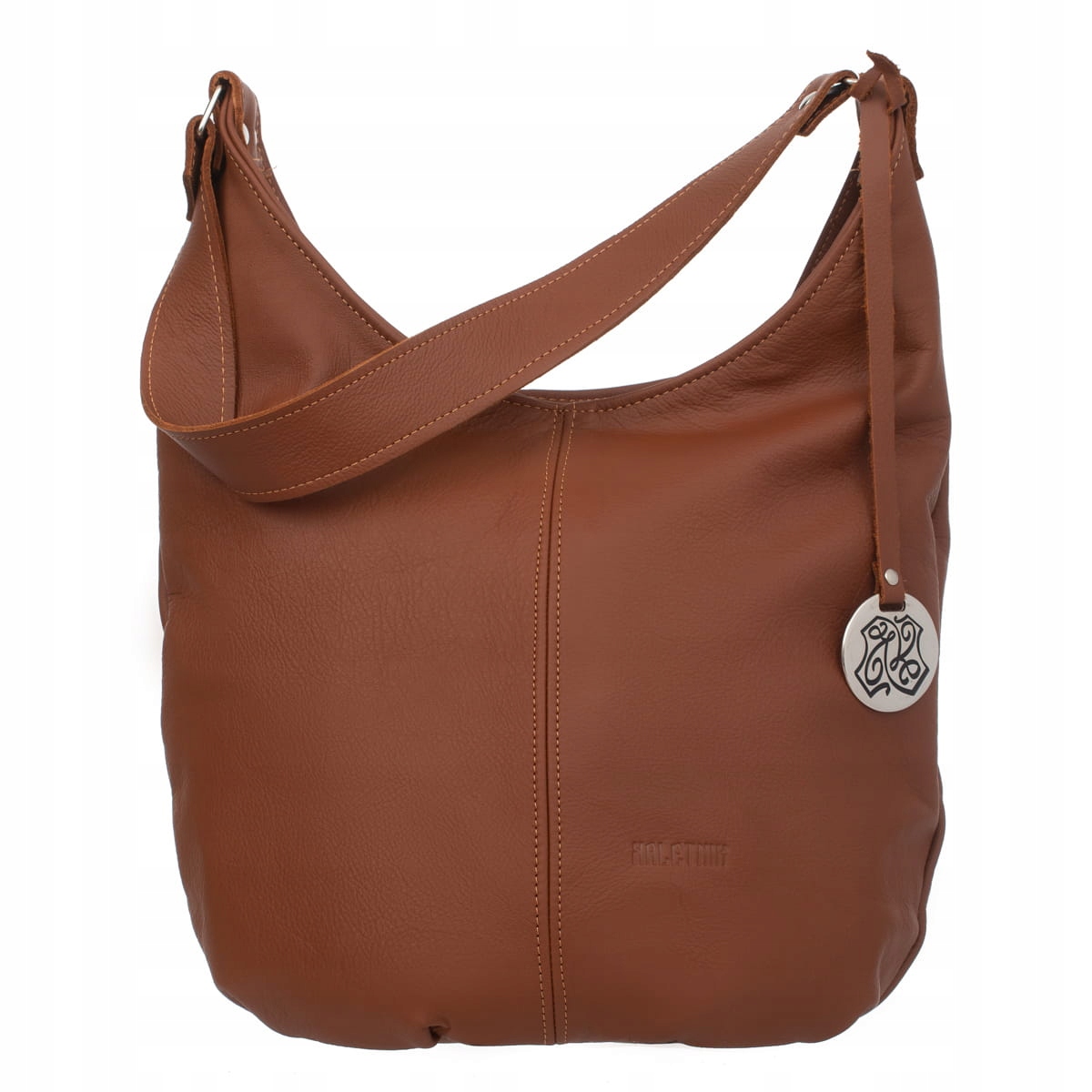 Dámská kožená kabelka Kaletnik Zatoka Hnědá