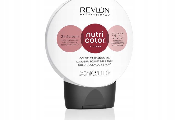 Revlon Nutri Color Filters Fashion 240 ML 500 Fialová Červená