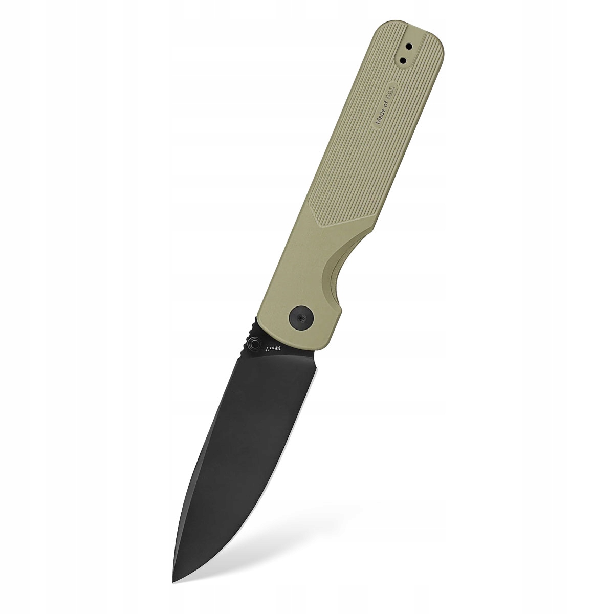 Nůž Oknife Duron Pvd Nitro-V Olive Green Alu Thumb Stud Frame Lock