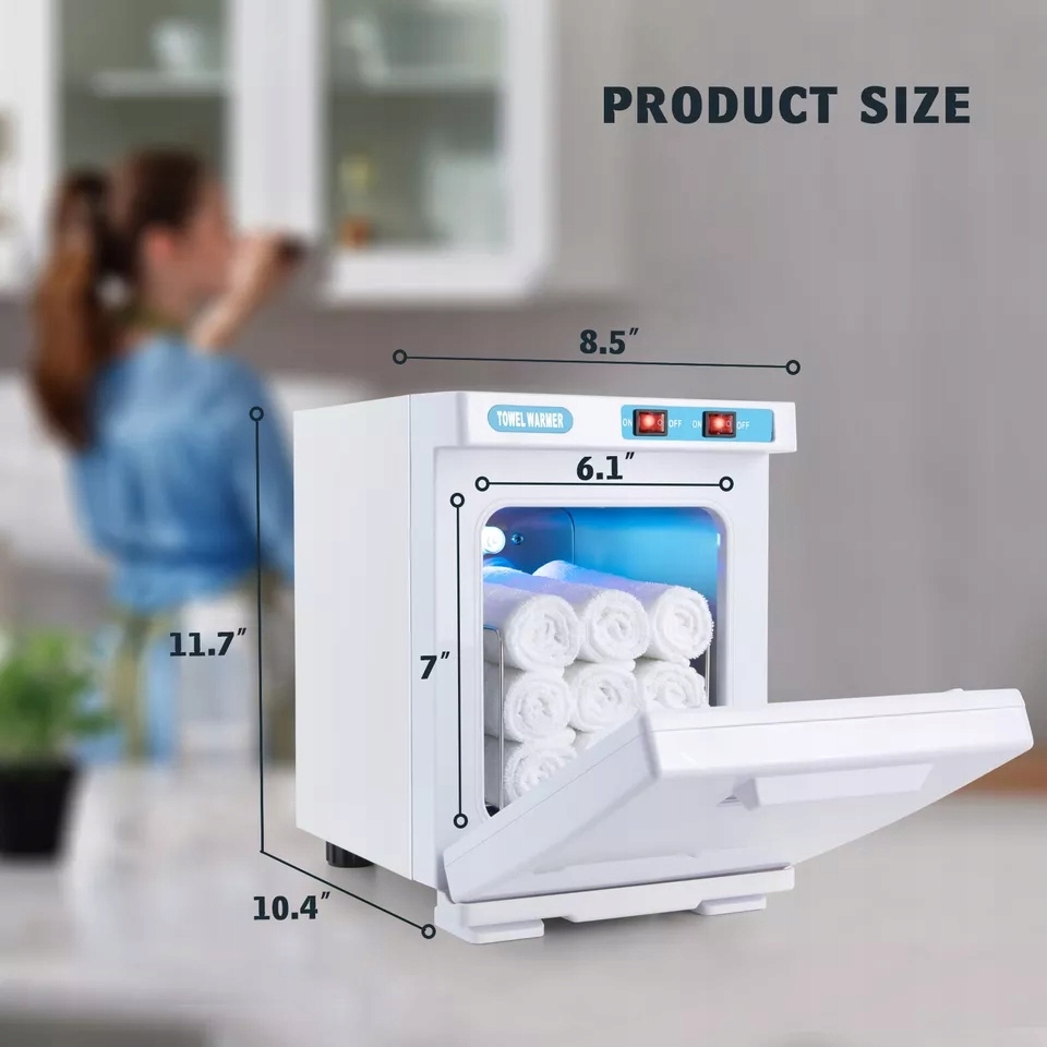 PODGRZEWACZ DO RĘCZNIKÓW, SZAFKA GRZEWCZA NA RĘCZNIKI, BIAŁY, LAMPA UV EAN (GTIN) 5906438902419