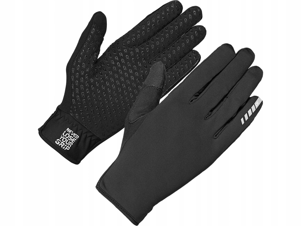 Cyklistické rukavice GripGrab Raptor RaceDay Windproof M, černé