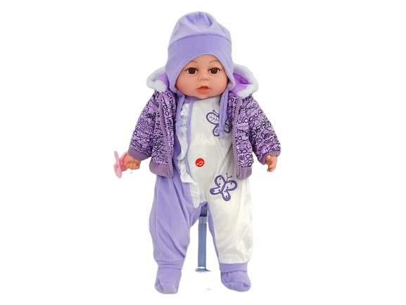 

Lalka Bobas 45cm Mówi I Śpiewa, Smoczek