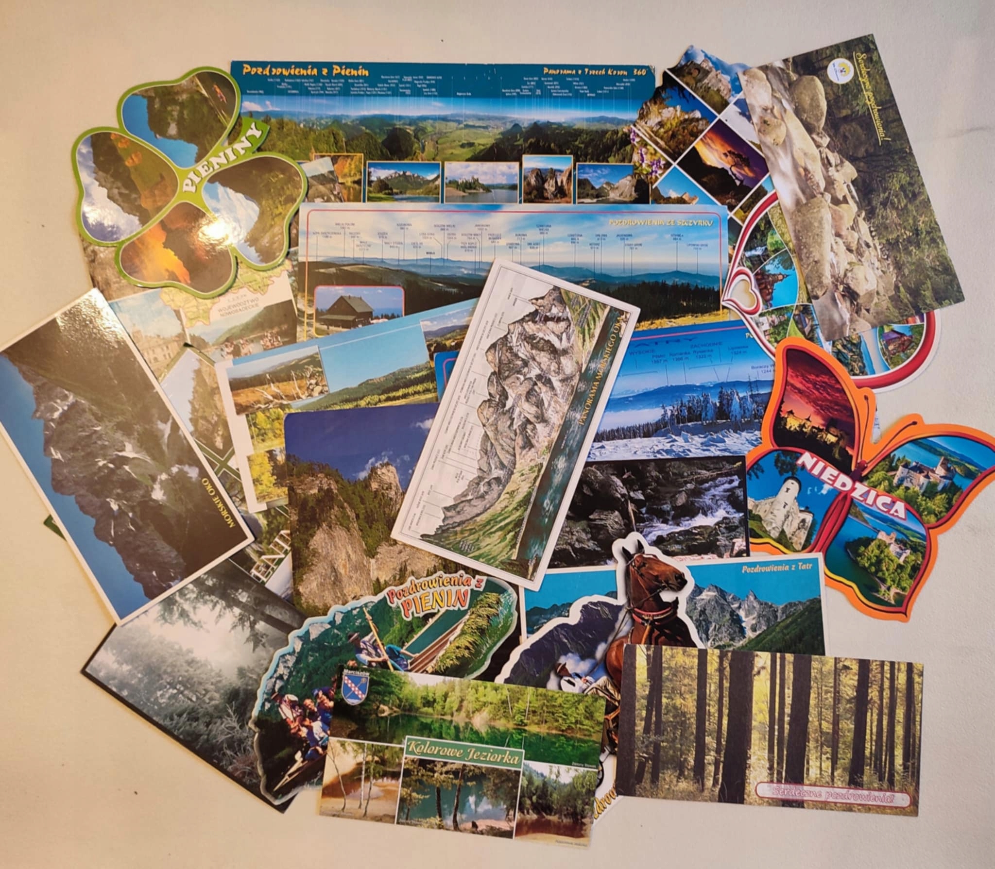 ZESTAW POLSKIE GÓRY PIENINY ITP POCZTÓWKI ZESTAW NR1 20 szt.