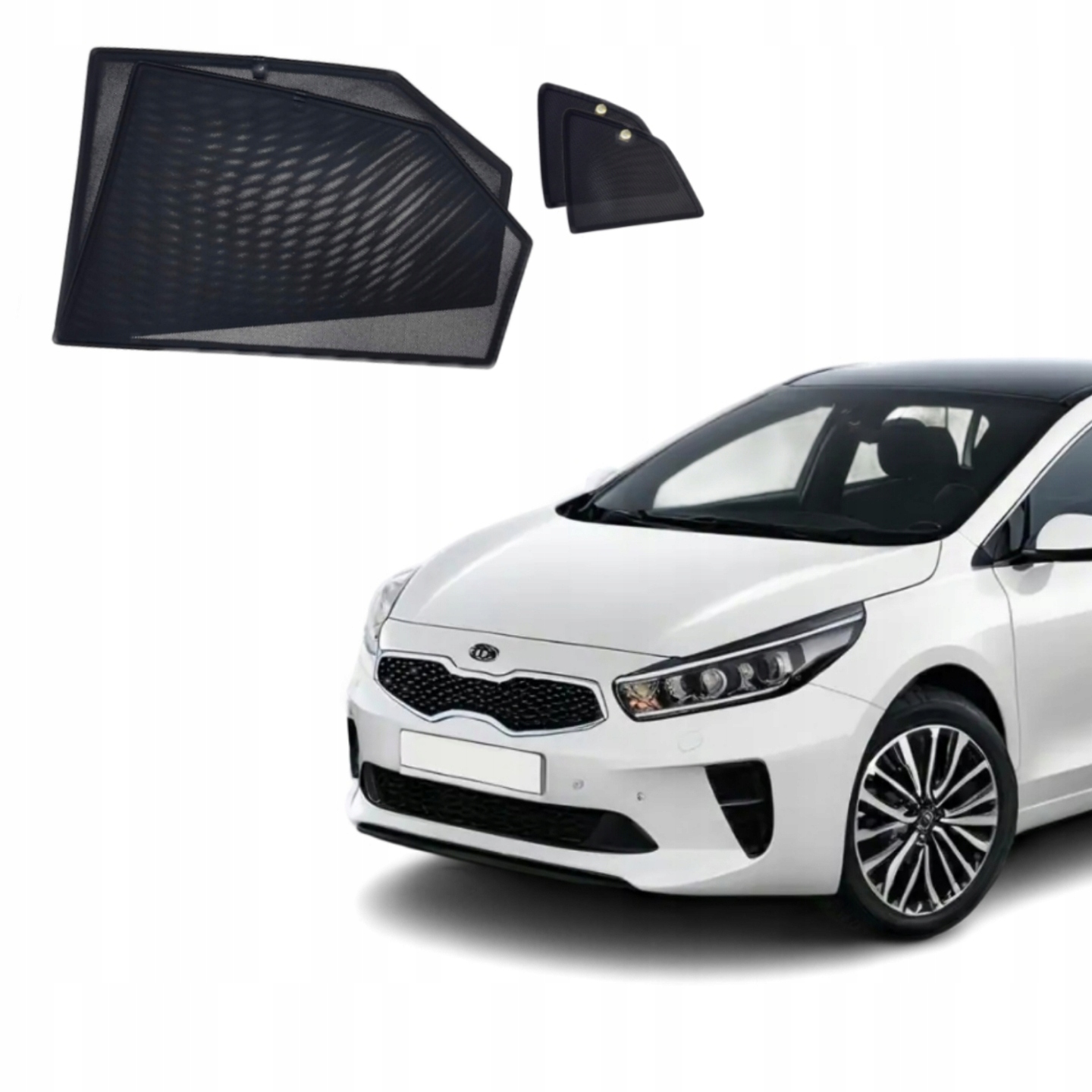 Kryty slunečních rolet určené pro Kia Ceed II hatchback