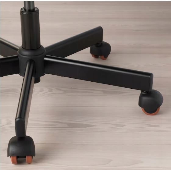 IKEA ALEFJALL | Krzesło biurowe | Grann złoto-brązowy Głębokość siedziska 42 cm